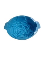 Silicone Cake Mould Blue 21CM قالب كيك سيليكون أزر...