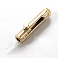 سكين صغيرة جداً ميني ميدالية لون ذهبي مصقولة ومتين...