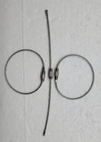 Stainless Steel Cable Wire Key Chain, Kids Key Rin...