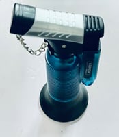 ولاعة صغيرة شفاف تعمل بالغاز الخفيف بصمة بدون لهب...