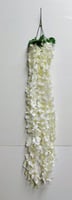 Artificial White Wisteria Hanging Flower Garland (...