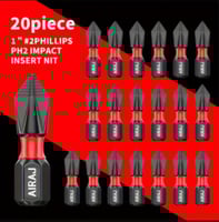 مفكات صغيرة جداً - 20pcs 25mm Non-Slip Bullet Head...