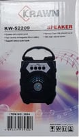KRAWNSPEAKER KW-52209,BLACK, 2 YEARS WARRANTY