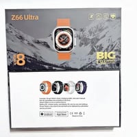 Z66 Series 8 ساعة ذكية كبيرة جدا 1.93 بوصة شاشة فا...