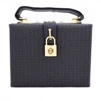 شنطة نسائي صندوق حجم صغير مع حبل طويل