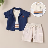 طقم اطفال ولادي 3 قطع