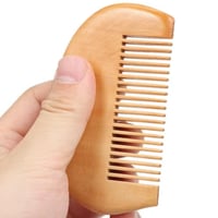 مشط وفرشه من الخشب الزان للاطفال