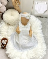 فستان بناتي 3 قطع