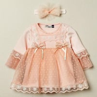 فستان مواليد بناتي