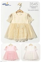 فستان مواليد بناتي للمناسبات