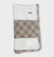 لفه من قماش الرمش المعالج مع نقشه بربري بالون السك...