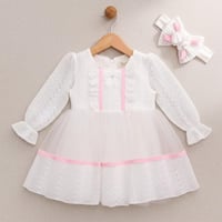 طقم مواليد بناتي قطعتين