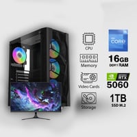 حزم بي سي | كرت شاشة GeForce RTX 5060 معالج Intel®...