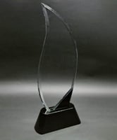 درع كريستال شعلة