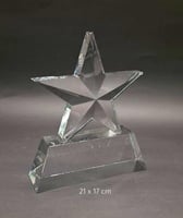 مجسم نجمة كريستال