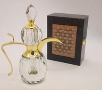 دلة تراثية كريستال مع تولة عطر