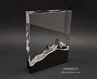 بلوك كريستال جبل داخلي قاعدة اسود