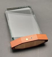 درع كريستال اضاءة مستطيل