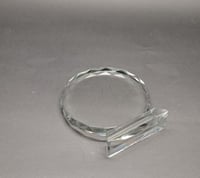 درع كريستال دائري