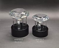 مجوهرة كريستال ثلاث ارجل قطعتين