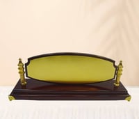 لوحة خشبية عمودين ذهبي B5