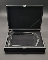 درع كريستال مقرش رأس مثلث