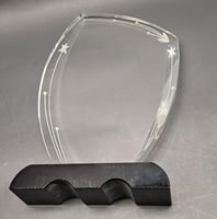 درع كريستال نجمتين