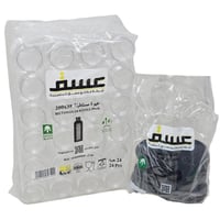 عسق | عبوة قارورة عصير مستطيلة | شفاف | مع غطاء اس...