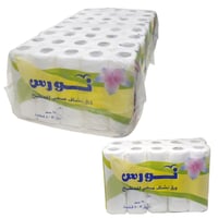 نورس | حزمة رول مناديل مطبخ مزدوج | 4 شدات × 10 رو...