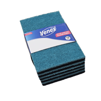 فينيكس | سلك ليف تنظيف | خشن | اخضر واسود | 10 حبة...