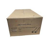 باسلامة | سيركلز | فرشاة حمام مع قاعدة | ابيض | كر...