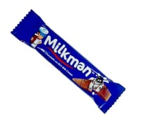 ميلك مان | شوكولاته مع كريمه بيضاء | 13 جرام | كرت...