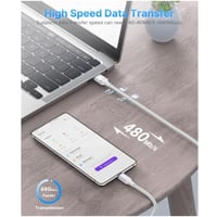 اييونوس | سلك شاحن تايب سي سريع ضد القطع | 2.4A |...