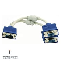 مقسم سلك توصيل 2 شاشة بكمبيوتر واحد | في جي ايه بن...