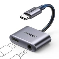 يوجرين | محول USB-C إلى منفذ سماعة 3.5mm وشحن PD (...