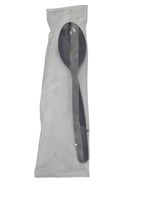 اي اتش بي | ملاعق بلاستيك | اسود | كبير | مغلف فرد...