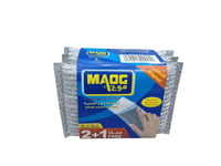 موج | الاصلي | اسفنج تنظيف | فضي | صيني | (2+1) حب...