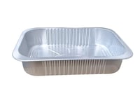 طبق | كرتون قالب علب حلى المنيوم | مستطيل | فضي او...