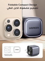 يوجرين | قابس شاحن | شاحن جداري | 2 منافذ | فائق ا...