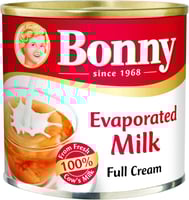 بوني | كرتون حليب مبخر | كامل الدسم | 170 غرام | (...