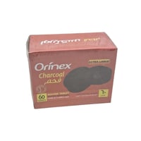 اورينكس | فحم بخور اسود دائري | علبة | 60 حبة | كر...