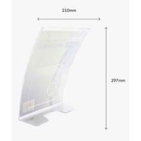 لينو | حامل اعلانات ستاند لوحات ورقية شفاف LEENO |...