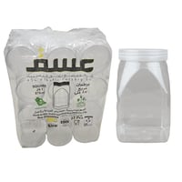 عسق | برطمان | علب بلاستيك مربع | شفاف | رقم 870*8...