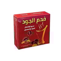 الجود | فحم بخور اسود دائري | سريع الاشتعال للعود...