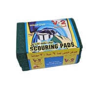 تمه | في تو | سلك ليف تنظيف | خشن | اخضر | (6+3) ح...