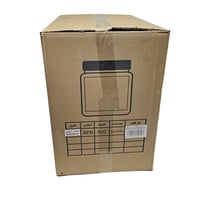 عسق | برطمان | علب بلاستيك مربع | شفاف | رقم 500*8...