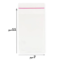 ويتي | اكياس شفاف بلاصق | مقاس 7*11 | 204 حبة | كر...