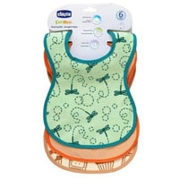 مرايل أطفال قطنية من شيكو 3 قطع Chicco Easy Meal W...