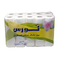 نورس | حزمة رول مناديل مطبخ مزدوج | 4 شدات × 10 رو...