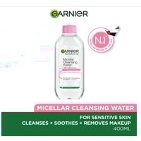 غارنيه | ماء غسول وجه | مزيل مكياج | للبشرة الحساس...